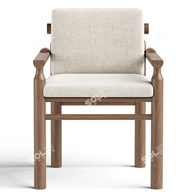 Modern Halle Armchair - 2014 3D model image 2