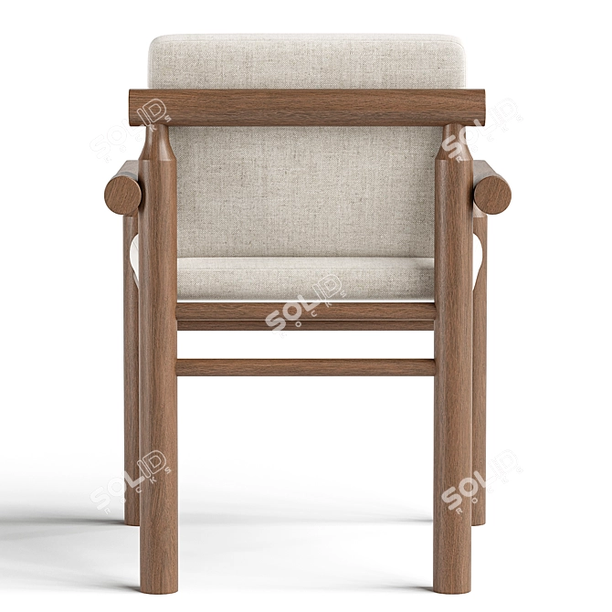 Modern Halle Armchair - 2014 3D model image 3