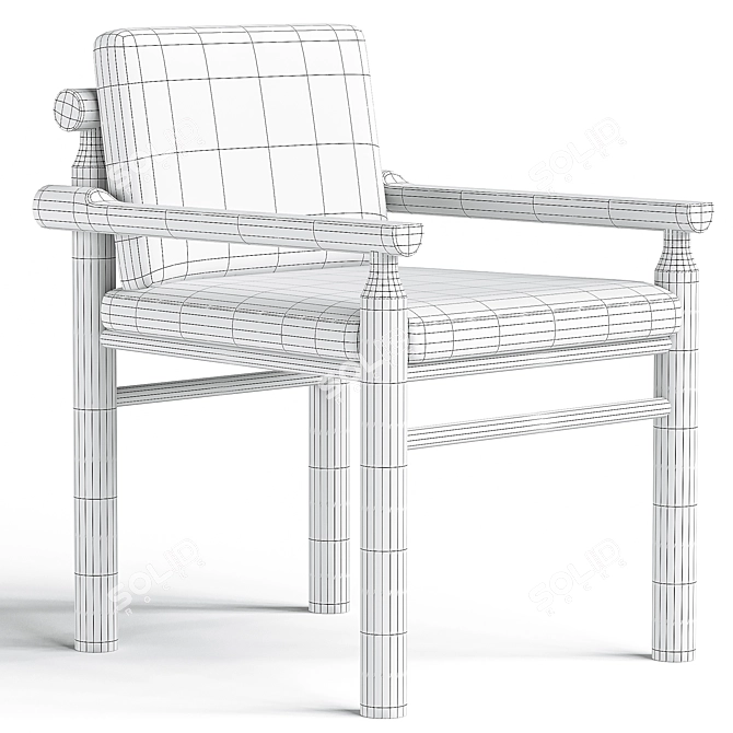 Modern Halle Armchair - 2014 3D model image 5