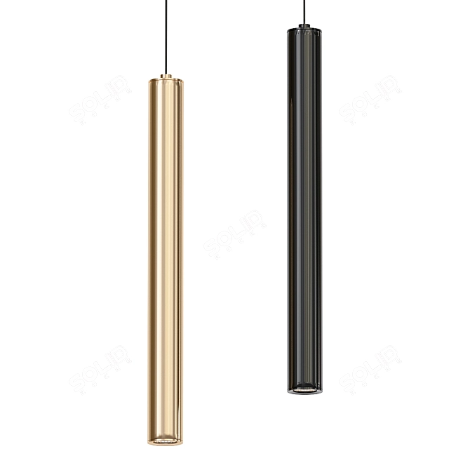 Sleek Design Lamp: Asker One 3D model image 1