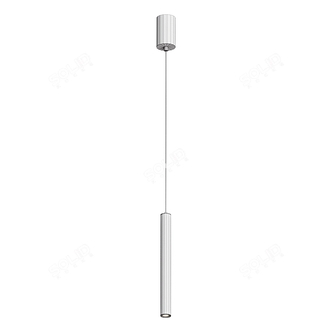 Sleek Design Lamp: Asker One 3D model image 5