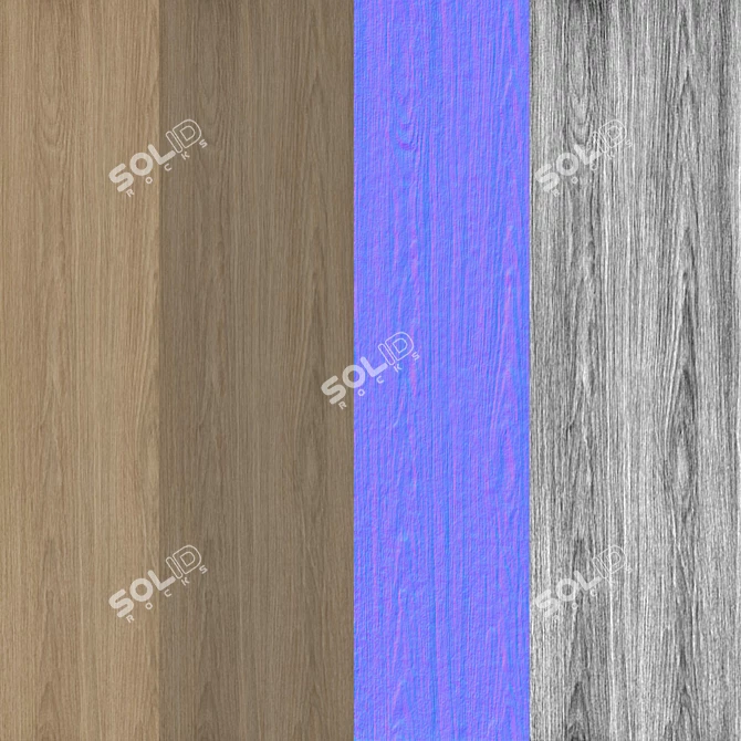 Premium 4K Wood Texture Pack 3D model image 4