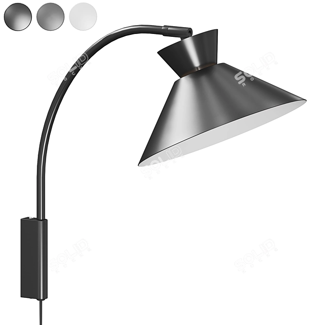 Nordlux Dial Modern Wall Light 3D model image 1