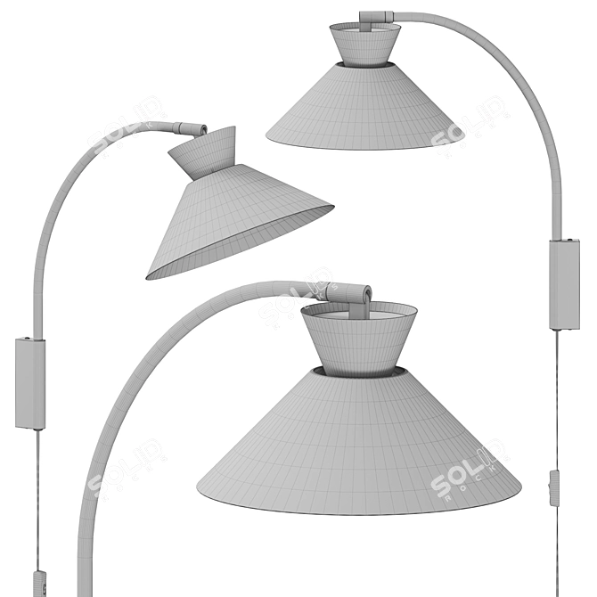 Nordlux Dial Modern Wall Light 3D model image 3