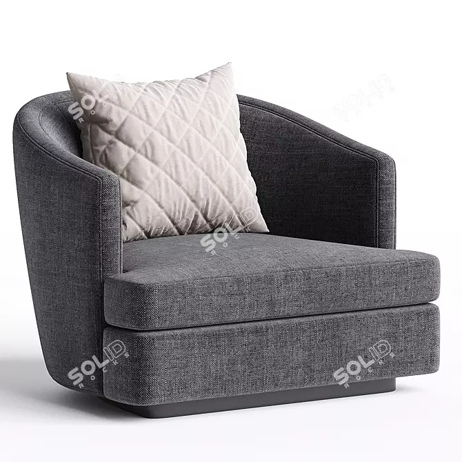 Elegant ROMANA | Armchair Design 3D model image 3