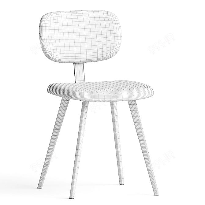 Velvet Aaliyah Dining Chair 3D model image 3