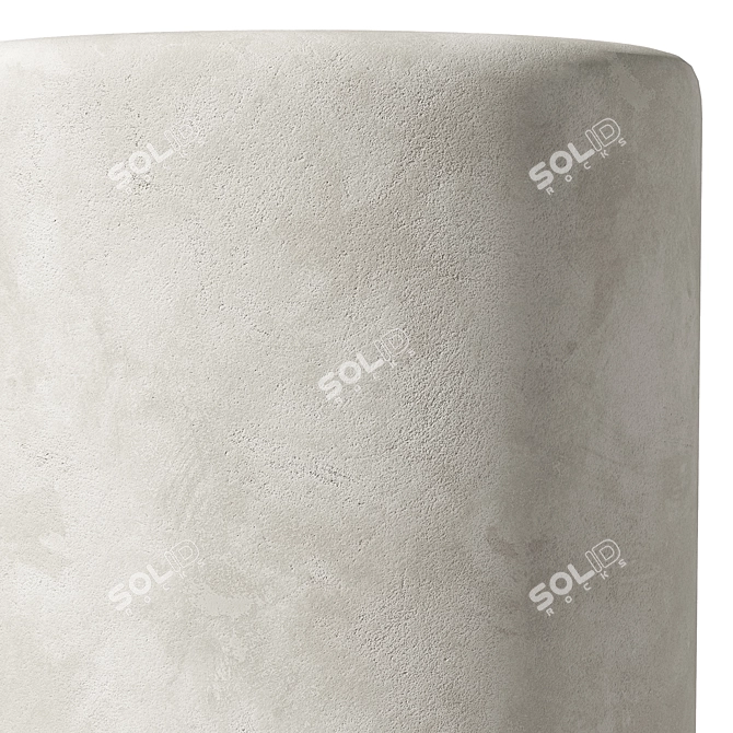 Seamless Plaster Material Texture Pack 3D model image 4