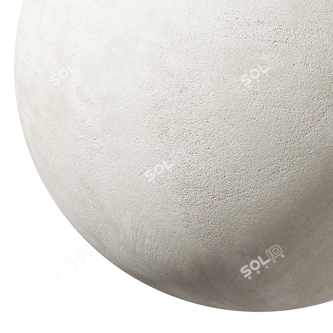 Seamless Plaster Material Texture Pack 3D model image 6