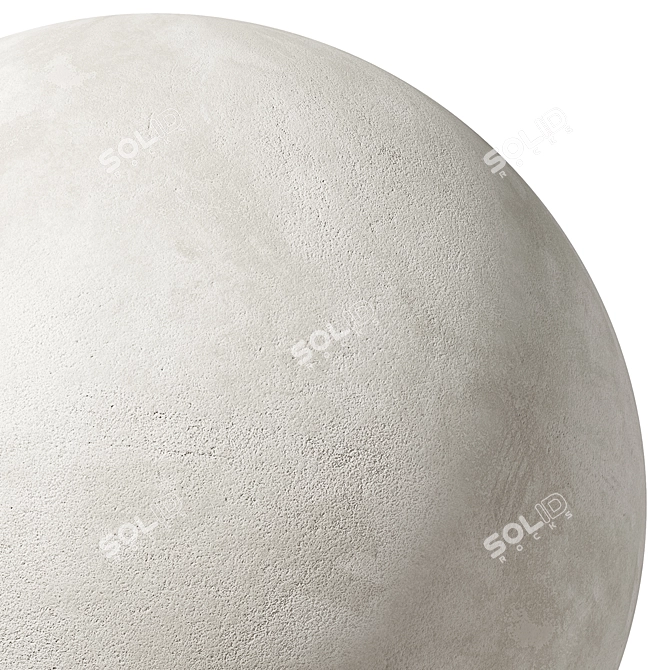 Seamless Plaster Material Texture Pack 3D model image 7