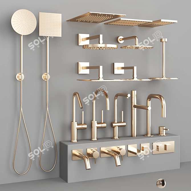 Fantini Faucet Collection: 22 Models 3D model image 3