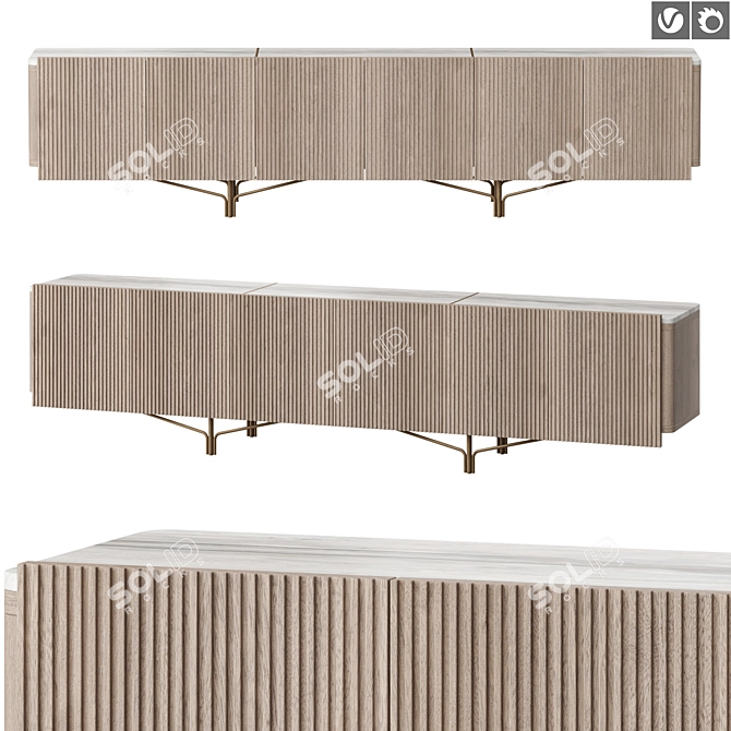 Modern Luxury Giorgetti Charlotte Furniture 3D model image 1