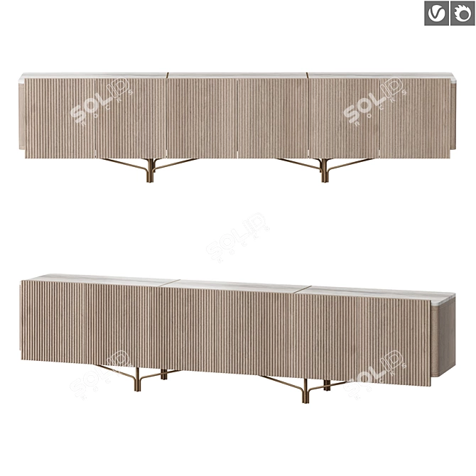 Modern Luxury Giorgetti Charlotte Furniture 3D model image 5