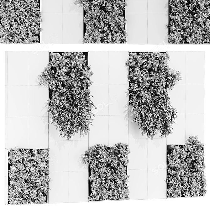 60 Plant Set 3D Model 3D model image 2