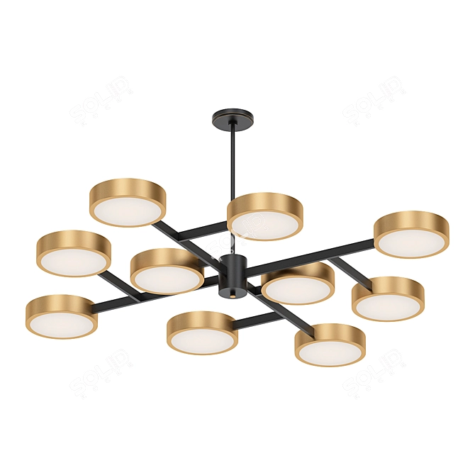 Arteriors Linus Chandelier Lighting 3D model image 1