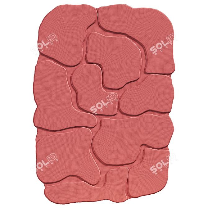  Bespoke Island Rug: Vray Materials 3D model image 3