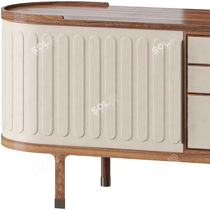 Elegant Giorgetti Dia Sideboard 3D model image 2