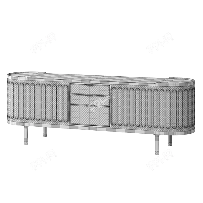 Elegant Giorgetti Dia Sideboard 3D model image 4