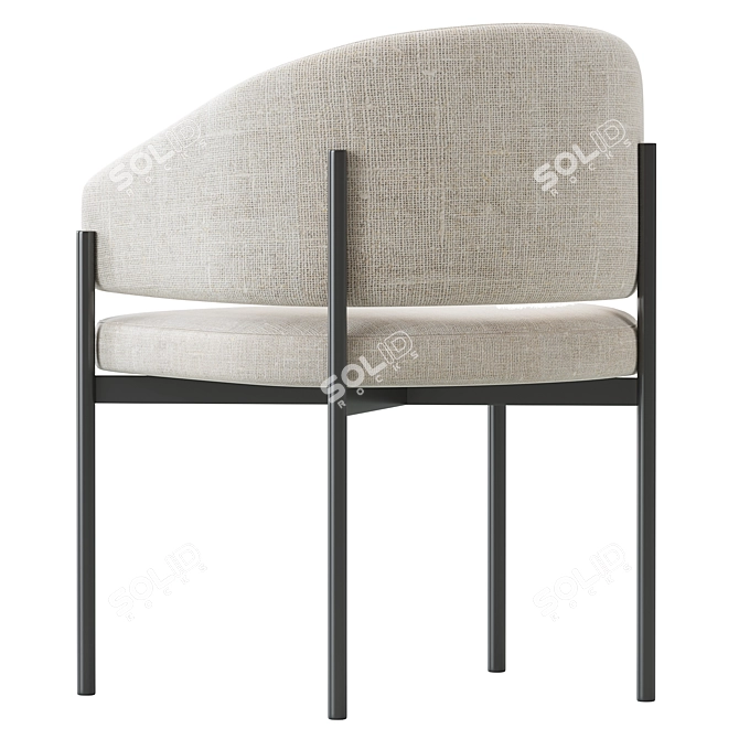 Modern Solana Dining Chair 2014 3D model image 3