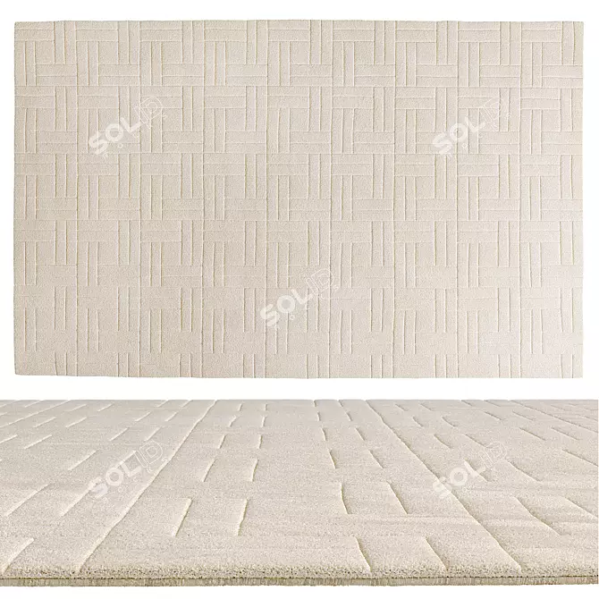 Luxury Hand-Tufted Jensen Rug 3D model image 1