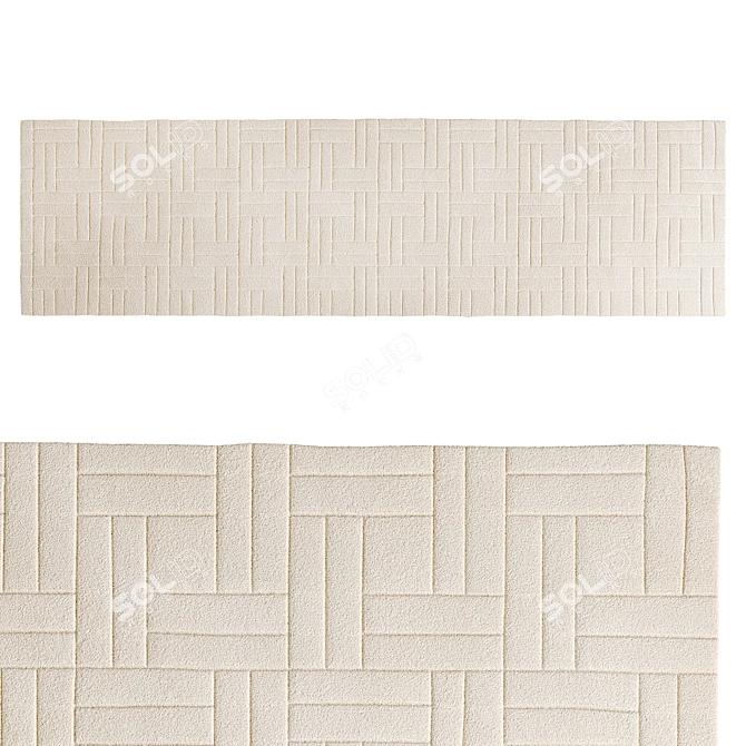 Luxury Hand-Tufted Jensen Rug 3D model image 3