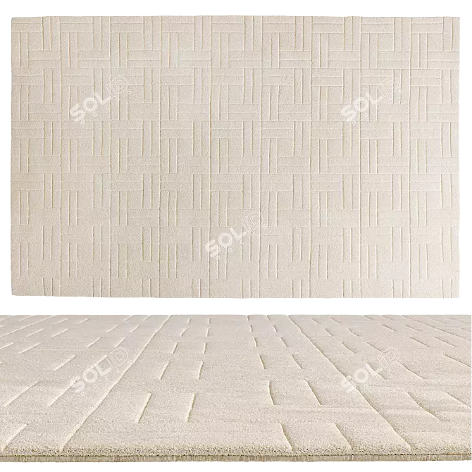 Luxury Hand-Tufted Jensen Rug 3D model image 8