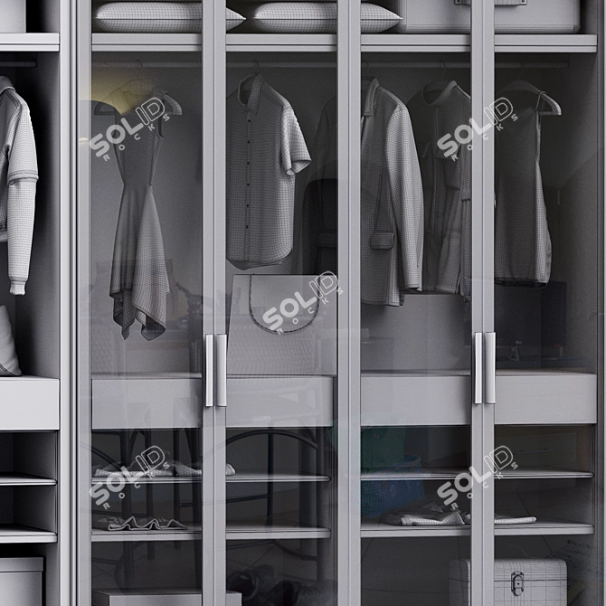 Corona Render Wardrobe 2016 3D model image 6