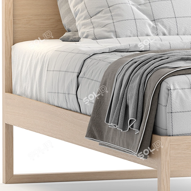  Stylish Gemini Single Bed 3D model image 6