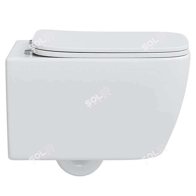 Modern Hanging Toilet Stworki Montre 3D model image 2