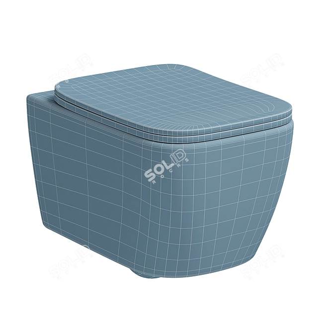 Modern Hanging Toilet Stworki Montre 3D model image 4