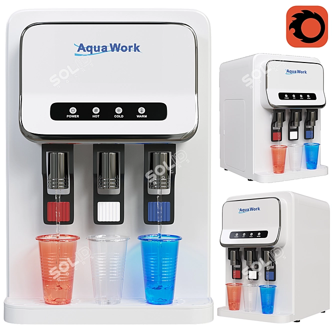 Aquatic Purifier D93-WE Kit 3D model image 1