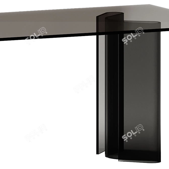 Modern Fiam Italia Glass Tables 3D model image 4