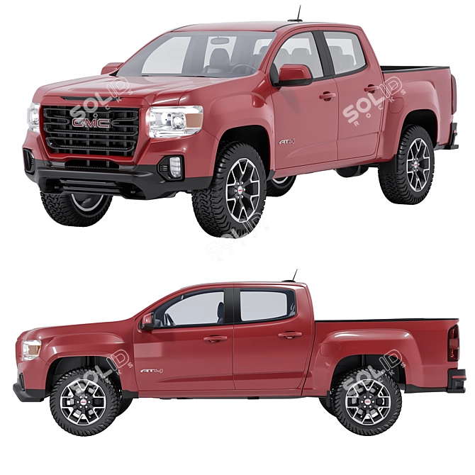 GMC Canyon 3D Model Archive 3D model image 2