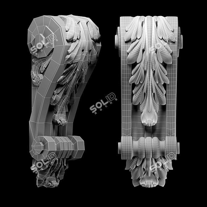 3D Model CNC Woodworking Files 3D model image 2