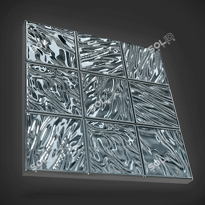 4K PBR Glass Materials Kit 3D model image 2