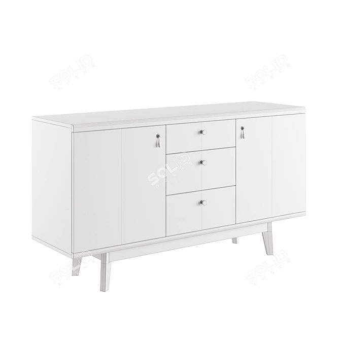 Scandi Puzzlemebel Chest 3D model image 4