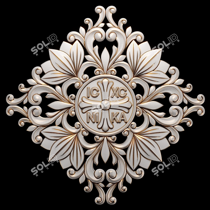 Religious Decor 3D Models Bundle 3D model image 1