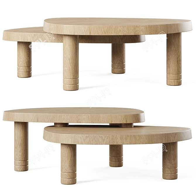 Modern Coffee Table Anthology Interiors 3D model image 2