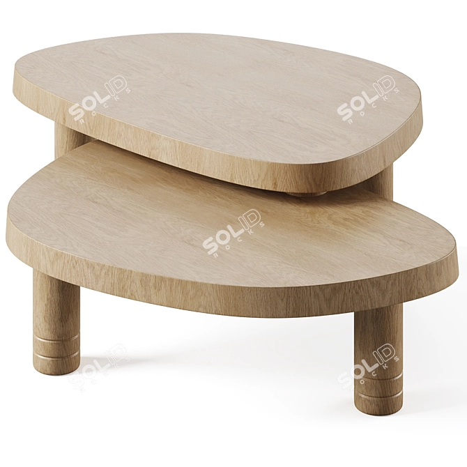 Modern Coffee Table Anthology Interiors 3D model image 3