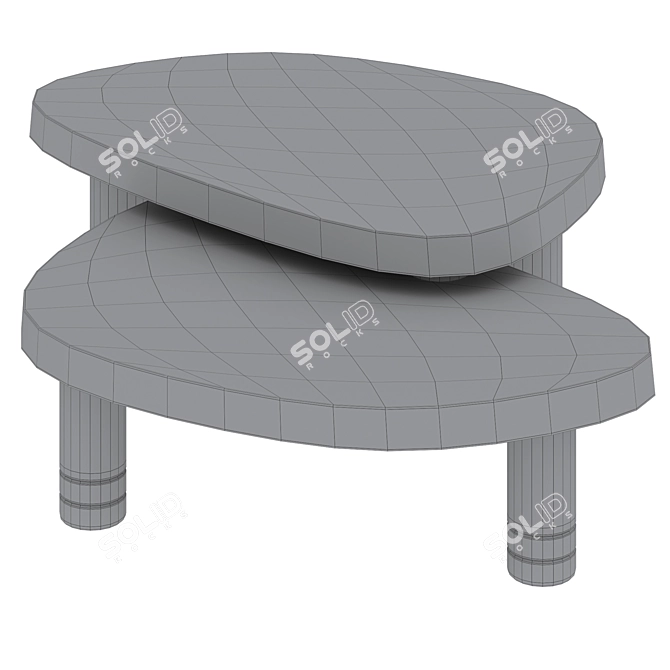 Modern Coffee Table Anthology Interiors 3D model image 4