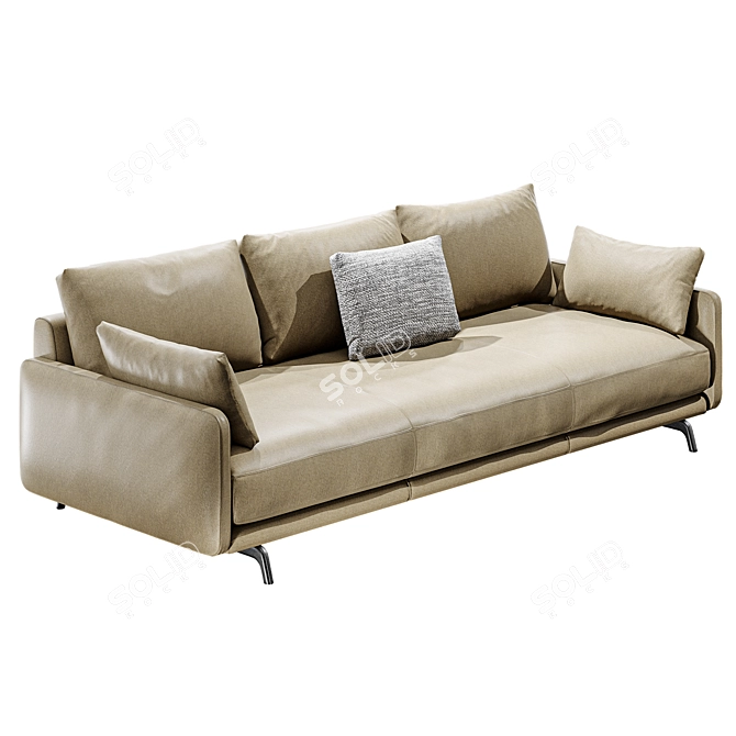 Étienne Sofa by Porada 3D model image 1