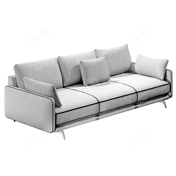 Étienne Sofa by Porada 3D model image 2