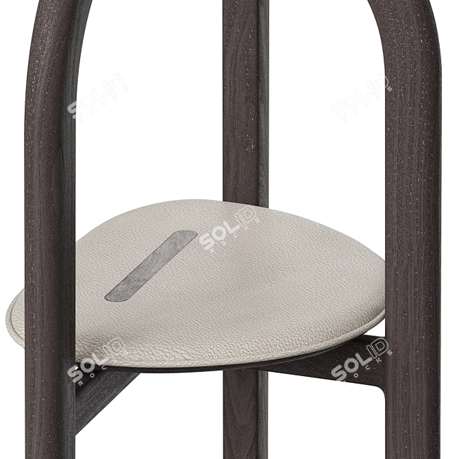 Elegant Giorgetti Amiral Bookcase 3D model image 3