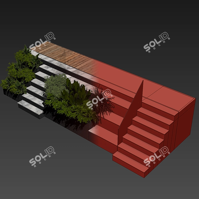 Volume 507 Plants Collection: Entrance 3D model image 7