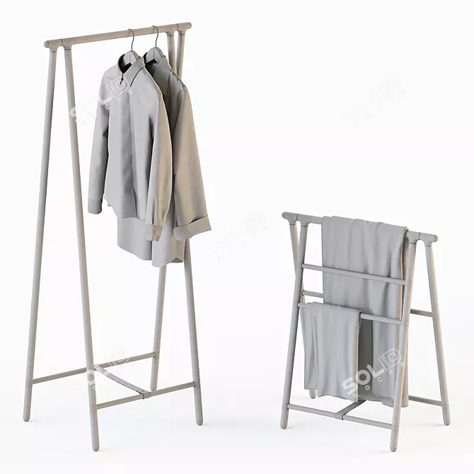 DePadova BRANCH OF THE MAPLE: Stylish Hangers 3D model image 3