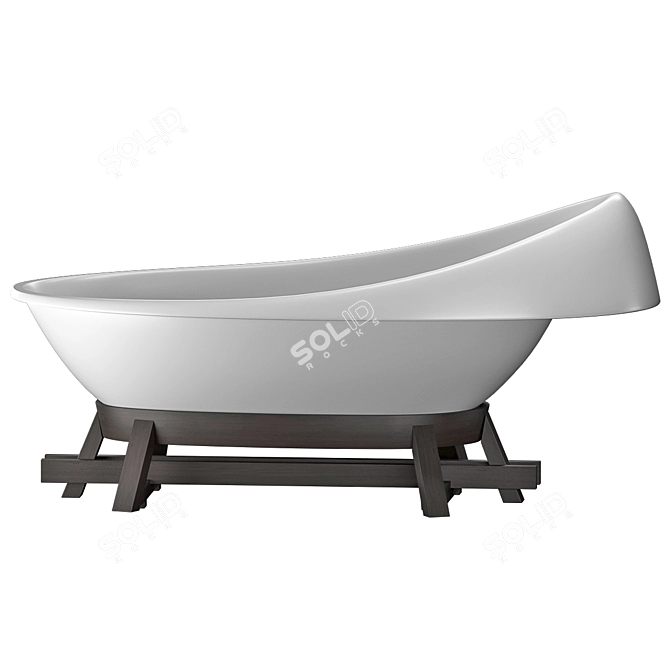 CONCINNITY By Vallvé Freestanding Bathtub 3D model image 9