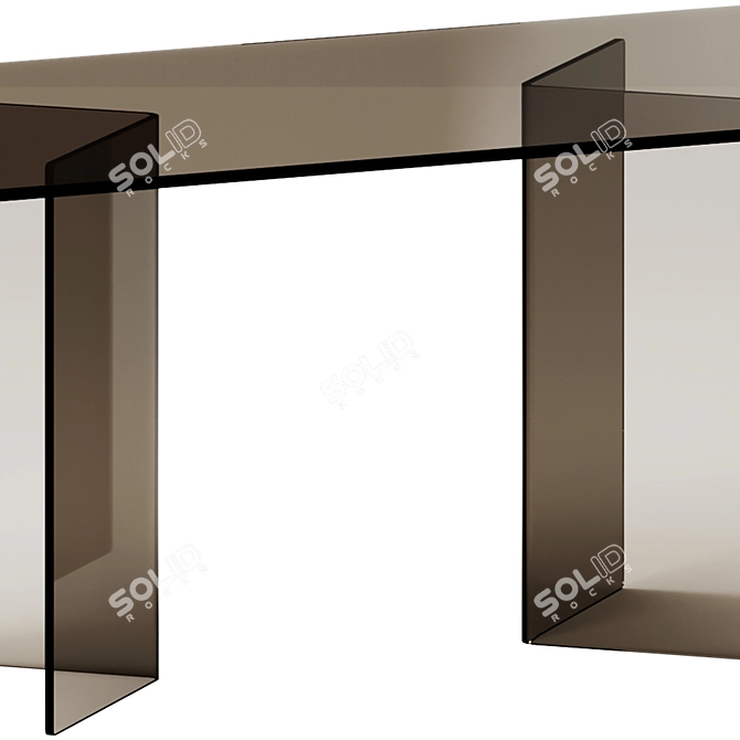 Fiam Italia CORNER Glass Tables 3D model image 2