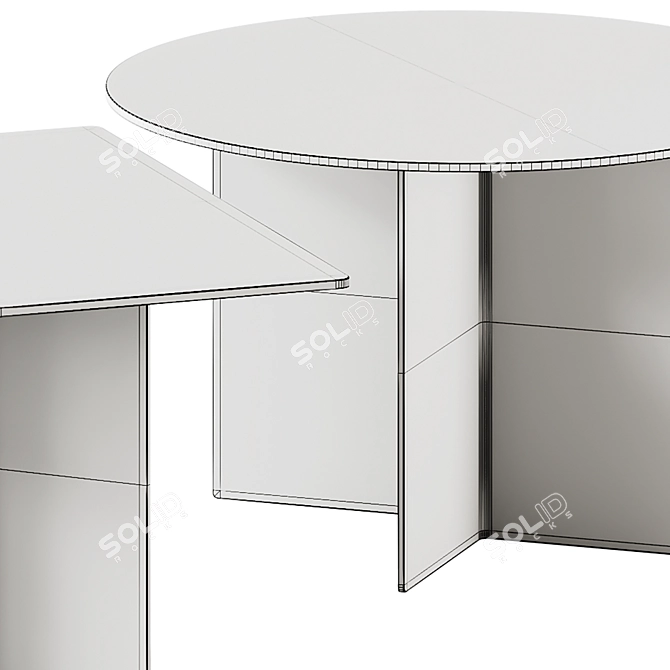 Fiam Italia CORNER Glass Tables 3D model image 7