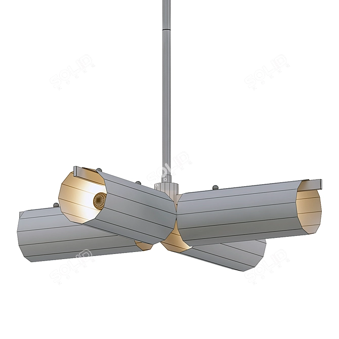 Ariel Modern Chic Chandelier 3D model image 2