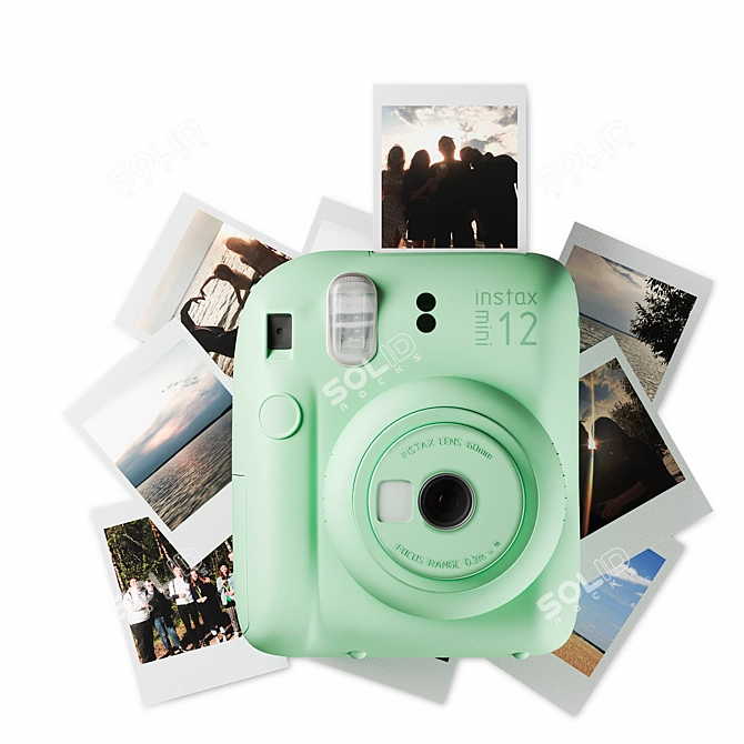 Instax Mini 12 Instant Camera 3D model image 2