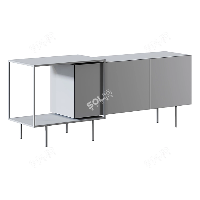 Romatti Belissimo Console Table 3D model image 2